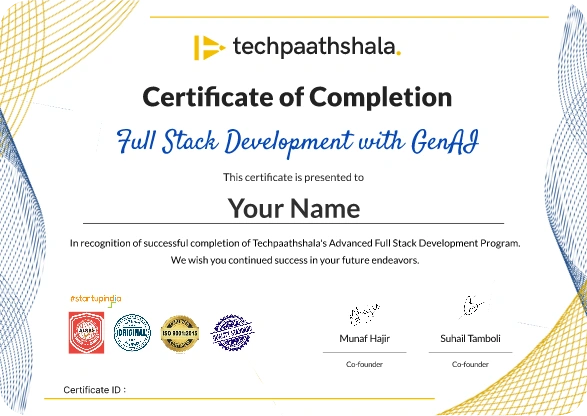 Certificate preview
